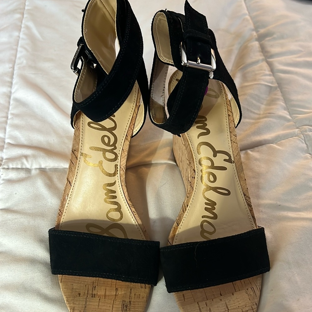 Sam Edelman - cork wedge sandals - size 8.5